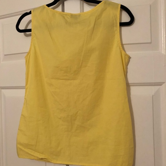 Talbots Yellow Top - Picture 2 of 4